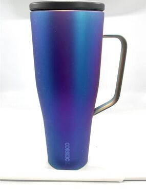New 30oz Corkcicle Cold Cup XL Tripled Insulated, Spill Proof Lid, Straw